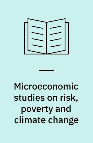 Microeconomic studies on risk, poverty and climate change