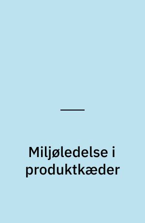 Miljøledelse i produktkæder