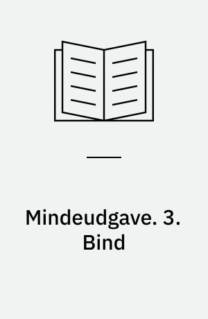 Mindeudgave. 3. Bind