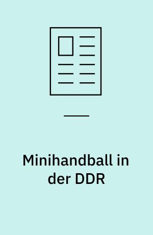 Minihandball in der DDR