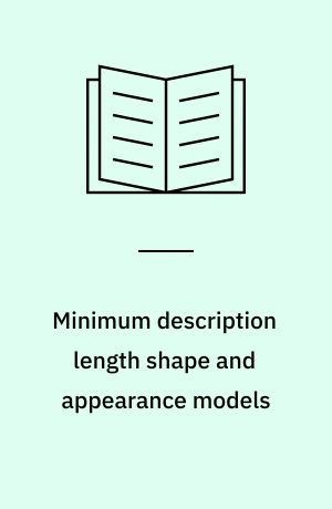 Minimum description length shape and appearance models