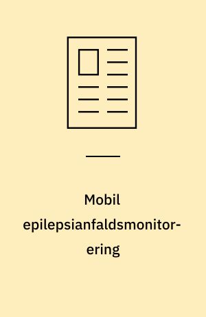 Mobil epilepsianfaldsmonitorering