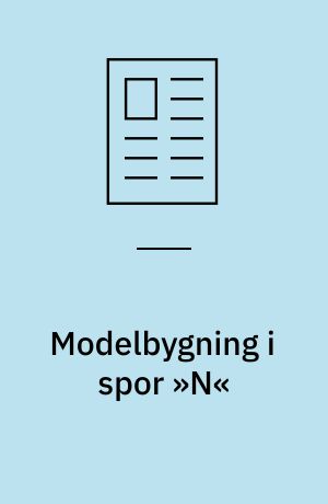 Modelbygning i spor »N«
