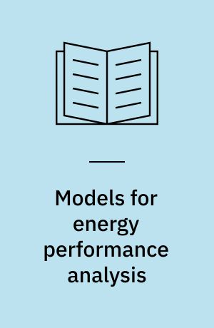 Models for energy performance analysis