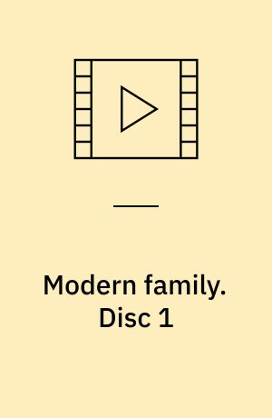 Modern family. Disc 1 (Stor skrift)