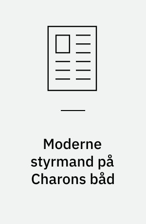 Moderne styrmand på Charons båd