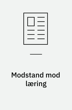 Modstand mod læring