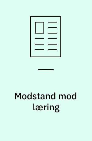 Modstand mod læring