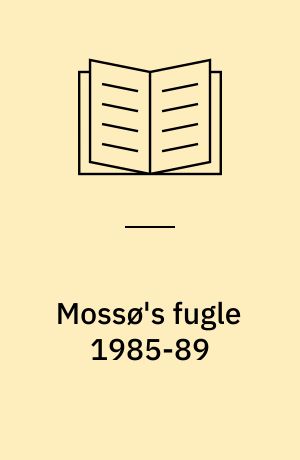 Mossø's fugle 1985-89