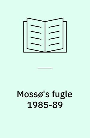 Mossø's fugle 1985-89