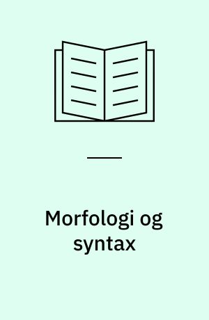 Morfologi og syntax