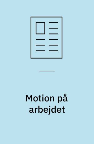 Motion på arbejdet