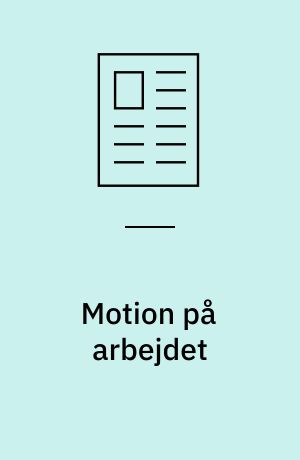 Motion på arbejdet