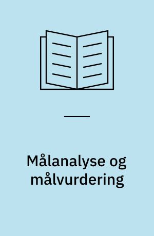 Målanalyse og målvurdering