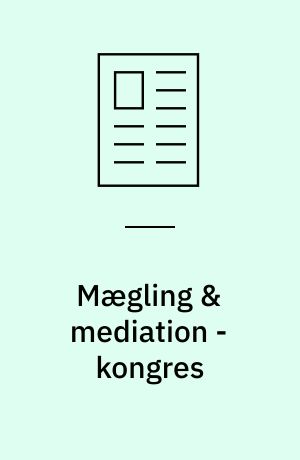 Mægling & mediation - kongres