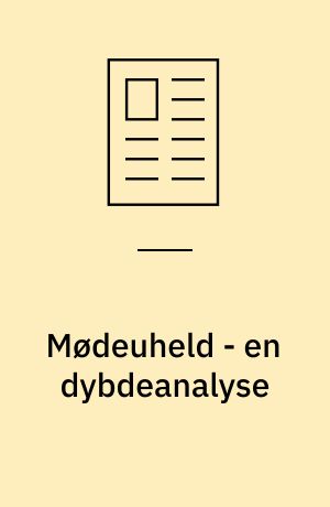 Mødeuheld - en dybdeanalyse