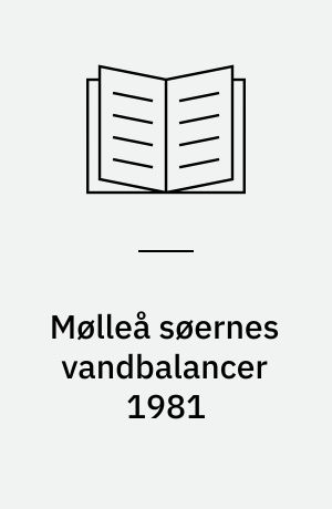 Mølleå søernes vandbalancer 1981