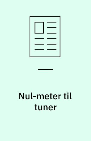 Nul-meter til tuner