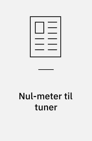 Nul-meter til tuner