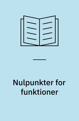 Nulpunkter for funktioner