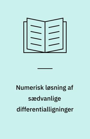 Numerisk løsning af sædvanlige differentialligninger