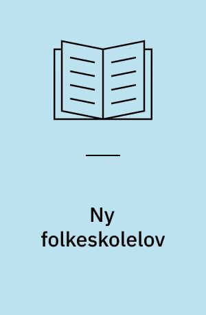 Ny folkeskolelov