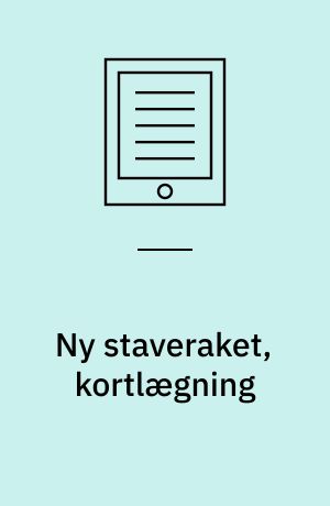 Ny staveraket, kortlægning : dansk, elevhæfte