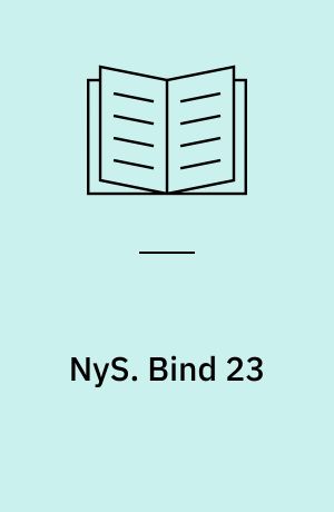 NyS : nydanske studier & almen kommunikationsteori. Bind 23