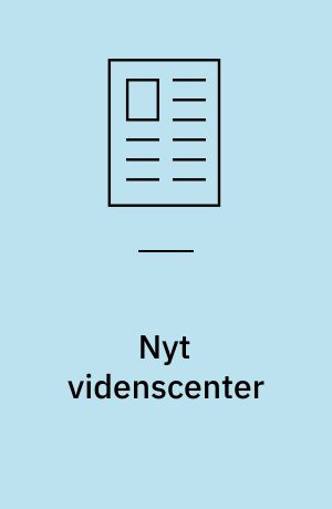 Nyt videnscenter