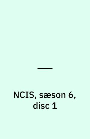 NCIS, sæson 6, disc 1