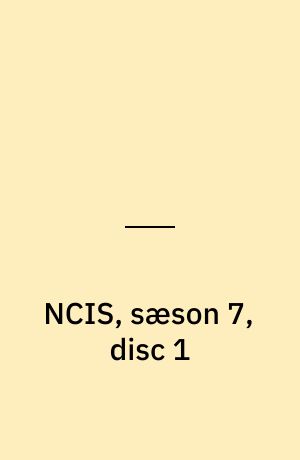 NCIS, sæson 7, disc 1