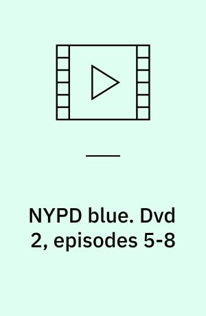 NYPD blue. Dvd 2, episodes 5-8