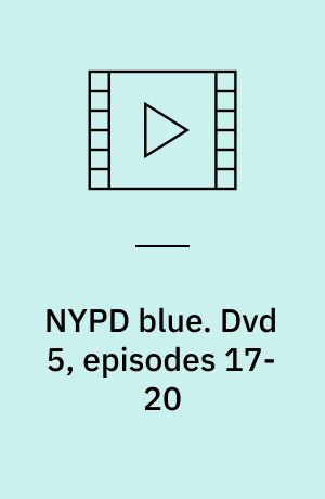 NYPD blue. Dvd 5, episodes 17-20