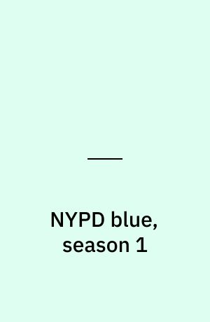 NYPD blue, season 1