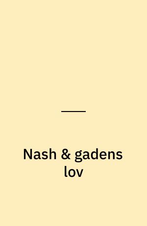 Nash & gadens lov : en hyldest til tv-krimiserien: San Franciscos Gader, med Karl Malden & Michael Douglas