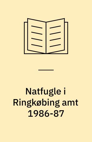 Natfugle i Ringkøbing amt 1986-87