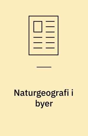 Naturgeografi i byer
