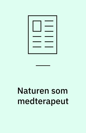 Naturen som medterapeut