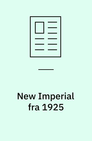 New Imperial fra 1925