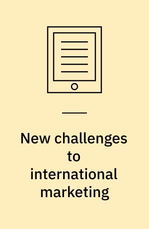 New challenges to international marketing