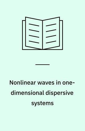 Nonlinear waves in one-dimensional dispersive systems