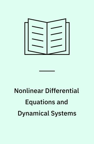 Nonlinear Differential Equations and Dynamical Systems