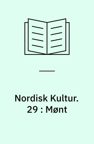 Nordisk Kultur : Samlingsværk. 29 : Mønt