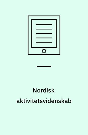 Nordisk aktivitetsvidenskab