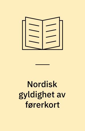 Nordisk gyldighet av førerkort