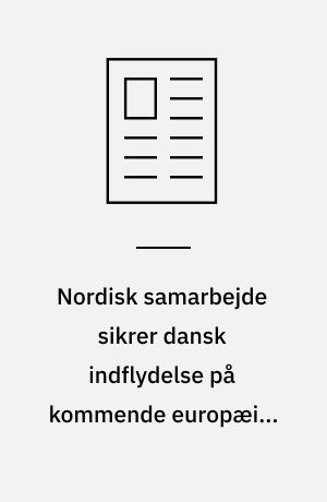 Nordisk samarbejde sikrer dansk indflydelse på kommende europæisk standard for affaldskarakterisering