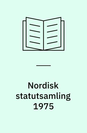 Nordisk statutsamling 1975