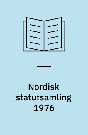 Nordisk statutsamling 1976
