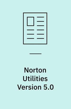 Norton Utilities Version 5.0