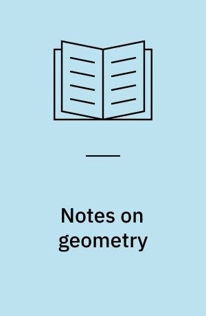 Notes on geometry